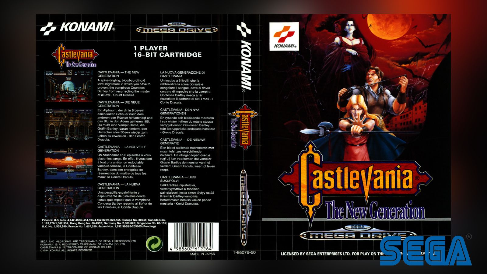 Castlevania The New Generation Megadrive steemit.com